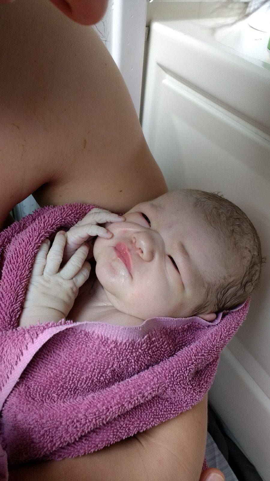 Newborn baby Katie